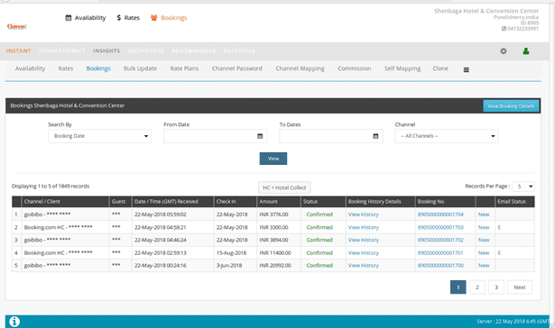 Sell rooms in OTAs with channel manager